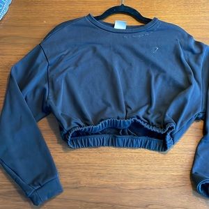 GS x WS black cropped sweater